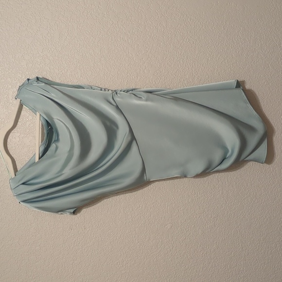 MISHA COLLECTION Light Blue One-Shoulder Mini Dress - Picture 5 of 12
